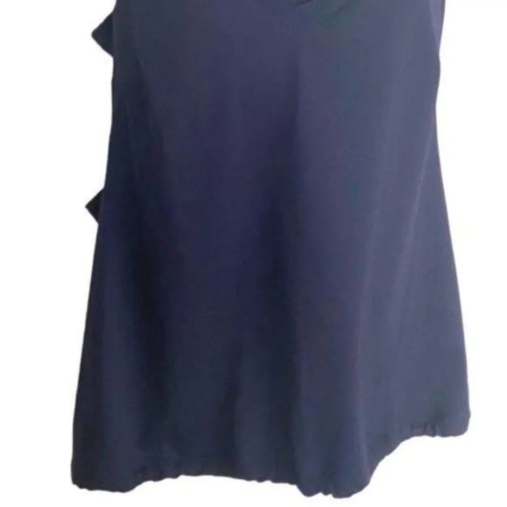 Athleta Seascape‎ Tankini Swim Tank UPF 50+ Blue Vacation Coastal Beach 34 B/C
